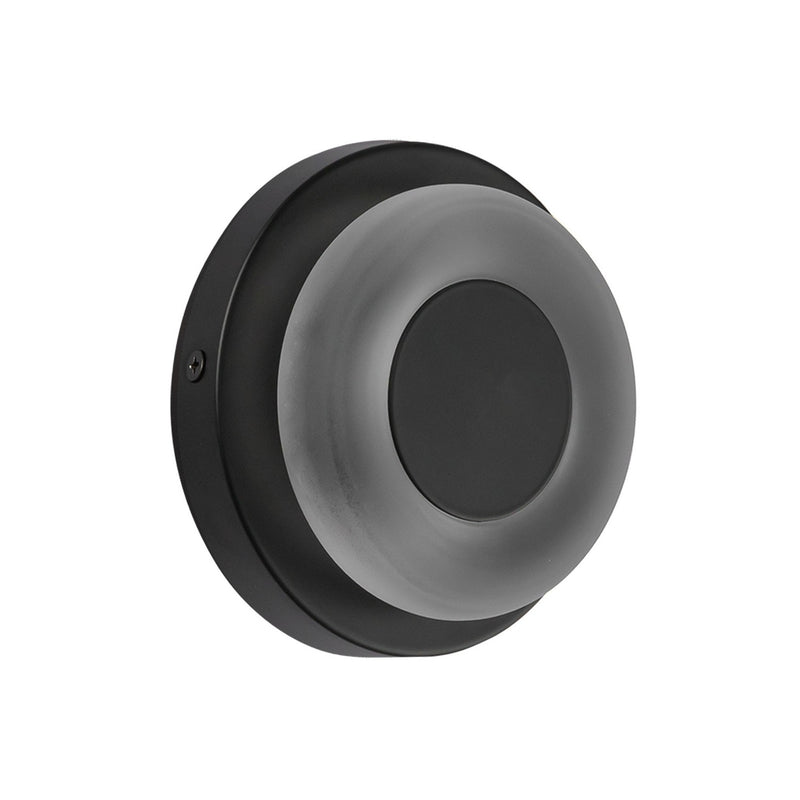 LED Wall Sconce<br /><span style="color:#4AB0CE;">Entrega: 0-1 semanas en USA</span><br /><span style="color:#4AB0CE;font-size:60%;">PREGUNTE POR ENTREGA EN PANAMA</span><br />Collection: Stephord<br />Finish: Black/Frosted Glass