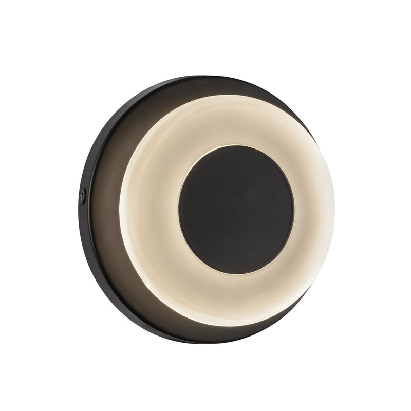 Kuzco Lighting - WS97204-BK/FR - LED Wall Sconce - Stephord - Black/Frosted Glass