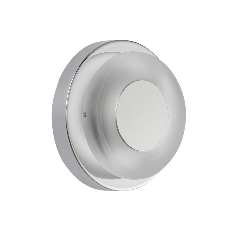 LED Wall Sconce<br /><span style="color:#4AB0CE;">Entrega: 4-10 dias en USA</span><br /><span style="color:#4AB0CE;font-size:60%;">PREGUNTE POR ENTREGA EN PANAMA</span><br />Collection: Stephord<br />Finish: Chrome/Frosted Glass