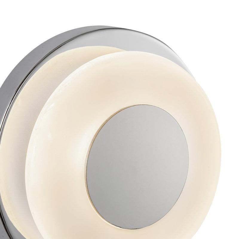 Kuzco Lighting - WS97204-CH/FR - LED Wall Sconce - Stephord - Chrome/Frosted Glass