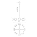 LED Chandelier<br /><span style="color:#4AB0CE;">Entrega: 4-10 dias en USA</span><br /><span style="color:#4AB0CE;font-size:60%;">PREGUNTE POR ENTREGA EN PANAMA</span><br />Collection: Alonso<br />Finish: Urban Bronze/Alabaster