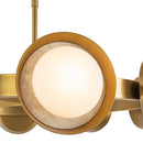 LED Chandelier<br /><span style="color:#4AB0CE;">Entrega: 4-10 dias en USA</span><br /><span style="color:#4AB0CE;font-size:60%;">PREGUNTE POR ENTREGA EN PANAMA</span><br />Collection: Alonso<br />Finish: Vintage Brass