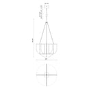 LED Chandelier<br /><span style="color:#4AB0CE;">Entrega: 4-10 dias en USA</span><br /><span style="color:#4AB0CE;font-size:60%;">PREGUNTE POR ENTREGA EN PANAMA</span><br />Collection: Anders<br />Finish: Urban Bronze