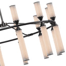 LED Chandelier<br /><span style="color:#4AB0CE;">Entrega: 4-10 dias en USA</span><br /><span style="color:#4AB0CE;font-size:60%;">PREGUNTE POR ENTREGA EN PANAMA</span><br />Collection: Edwin<br />Finish: Urban Bronze/Frosted Ribbed Glass