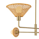 Four Light Chandelier<br /><span style="color:#4AB0CE;">Entrega: 4-10 dias en USA</span><br /><span style="color:#4AB0CE;font-size:60%;">PREGUNTE POR ENTREGA EN PANAMA</span><br />Collection: Piper<br />Finish: Brushed Gold