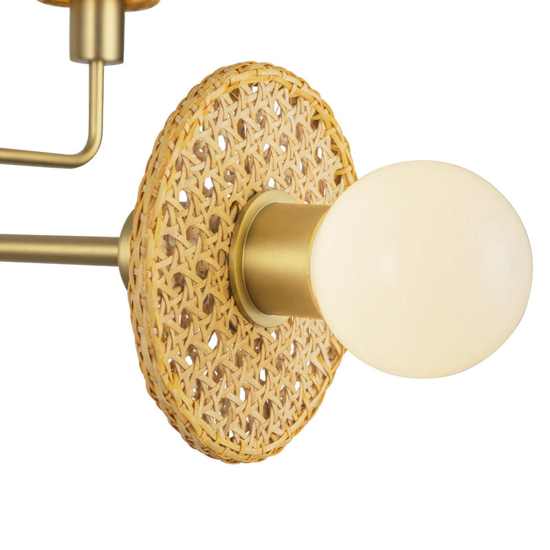 Alora - CH432438BG - Four Light Chandelier - Piper - Brushed Gold