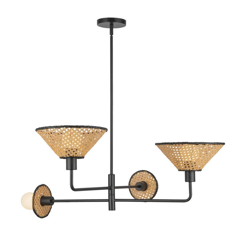 Four Light Chandelier<br /><span style="color:#4AB0CE;">Entrega: 4-10 dias en USA</span><br /><span style="color:#4AB0CE;font-size:60%;">PREGUNTE POR ENTREGA EN PANAMA</span><br />Collection: Piper<br />Finish: Matte Black