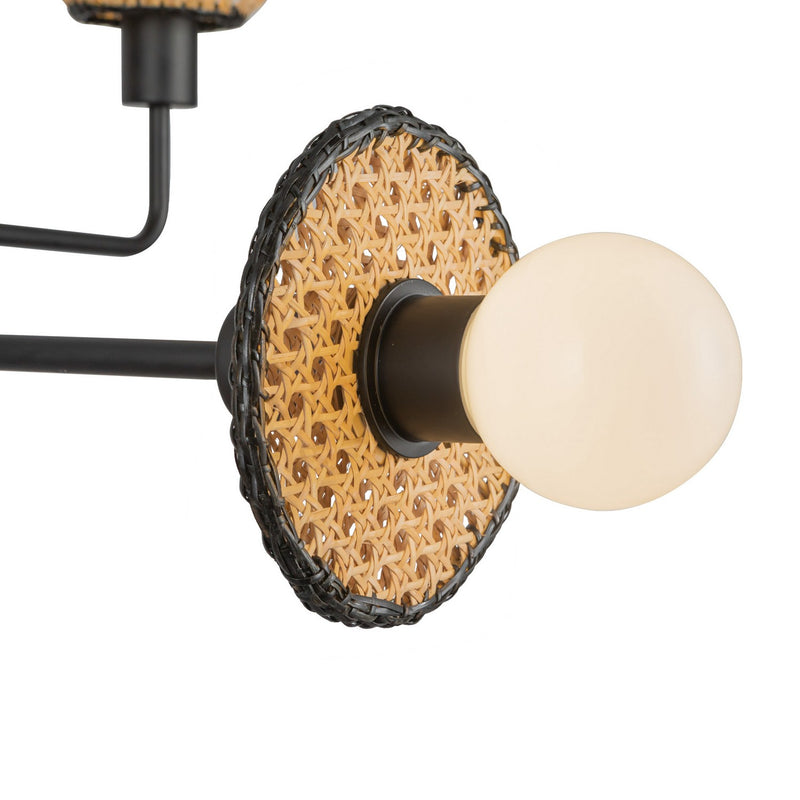 Four Light Chandelier<br /><span style="color:#4AB0CE;">Entrega: 4-10 dias en USA</span><br /><span style="color:#4AB0CE;font-size:60%;">PREGUNTE POR ENTREGA EN PANAMA</span><br />Collection: Piper<br />Finish: Matte Black