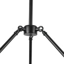 Alora - CH442626MBCR - Ten Light Chandelier - Nelly - Matte Black/Clear Ribbed Glass