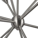 12 Light Chandelier<br /><span style="color:#4AB0CE;">Entrega: 4-10 dias en USA</span><br /><span style="color:#4AB0CE;font-size:60%;">PREGUNTE POR ENTREGA EN PANAMA</span><br />Collection: Cosmo<br />Finish: Brushed Nickel/Glossy Ribbed Opal Glass