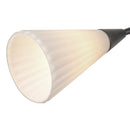 12 Light Chandelier<br /><span style="color:#4AB0CE;">Entrega: 4-10 dias en USA</span><br /><span style="color:#4AB0CE;font-size:60%;">PREGUNTE POR ENTREGA EN PANAMA</span><br />Collection: Cosmo<br />Finish: Matte Black/Glossy Ribbed Opal Glass