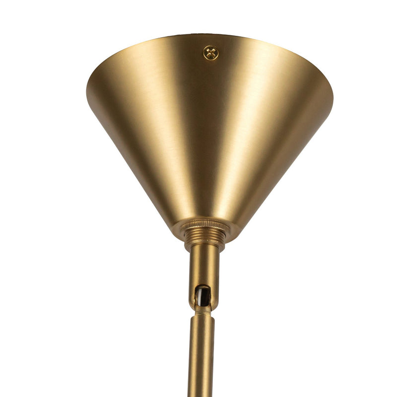 Four Light Chandelier<br /><span style="color:#4AB0CE;">Entrega: 4-10 dias en USA</span><br /><span style="color:#4AB0CE;font-size:60%;">PREGUNTE POR ENTREGA EN PANAMA</span><br />Collection: Bridgette<br />Finish: Brushed Gold/White Linen