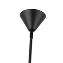 Alora - CH497445MBWL - Four Light Chandelier - Bridgette - Matte Black/White Linen