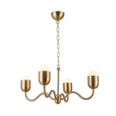 Four Light Chandelier<br /><span style="color:#4AB0CE;">Entrega: 4-10 dias en USA</span><br /><span style="color:#4AB0CE;font-size:60%;">PREGUNTE POR ENTREGA EN PANAMA</span><br />Collection: Effie<br />Finish: Brushed Gold/Opal Glass