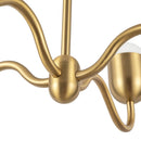 Four Light Chandelier<br /><span style="color:#4AB0CE;">Entrega: 4-10 dias en USA</span><br /><span style="color:#4AB0CE;font-size:60%;">PREGUNTE POR ENTREGA EN PANAMA</span><br />Collection: Effie<br />Finish: Brushed Gold/Opal Glass