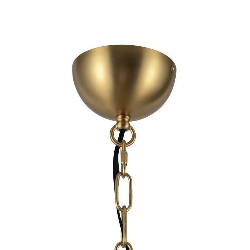 Alora - CH558427BGOP - Four Light Chandelier - Effie - Brushed Gold/Opal Glass