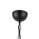 Alora - CH558427MBOP - Four Light Chandelier - Effie - Matte Black/Opal Glass