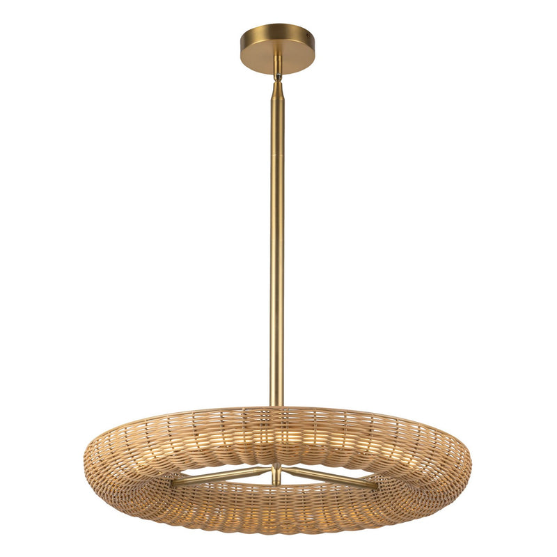 LED Chandelier<br /><span style="color:#4AB0CE;">Entrega: 4-10 dias en USA</span><br /><span style="color:#4AB0CE;font-size:60%;">PREGUNTE POR ENTREGA EN PANAMA</span><br />Collection: Maris<br />Finish: Brushed Gold