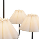 Five Light Chandelier<br /><span style="color:#4AB0CE;">Entrega: 4-10 dias en USA</span><br /><span style="color:#4AB0CE;font-size:60%;">PREGUNTE POR ENTREGA EN PANAMA</span><br />Collection: Rosemary<br />Finish: Matte Black/Folded White