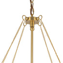 Four Light Chandelier<br /><span style="color:#4AB0CE;">Entrega: 4-10 dias en USA</span><br /><span style="color:#4AB0CE;font-size:60%;">PREGUNTE POR ENTREGA EN PANAMA</span><br />Collection: Crosby<br />Finish: Brushed Gold