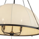 Four Light Chandelier<br /><span style="color:#4AB0CE;">Entrega: 4-10 dias en USA</span><br /><span style="color:#4AB0CE;font-size:60%;">PREGUNTE POR ENTREGA EN PANAMA</span><br />Collection: Crosby<br />Finish: Matte Black