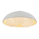 Three Light Flush Mount<br /><span style="color:#4AB0CE;">Entrega: 4-10 dias en USA</span><br /><span style="color:#4AB0CE;font-size:60%;">PREGUNTE POR ENTREGA EN PANAMA</span><br />Collection: Robyn<br />Finish: Antique White/Opal Glass