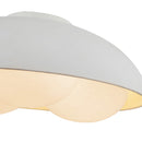 Three Light Flush Mount<br /><span style="color:#4AB0CE;">Entrega: 4-10 dias en USA</span><br /><span style="color:#4AB0CE;font-size:60%;">PREGUNTE POR ENTREGA EN PANAMA</span><br />Collection: Robyn<br />Finish: Antique White/Opal Glass