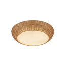 Two Light Flush Mount<br /><span style="color:#4AB0CE;">Entrega: 4-10 dias en USA</span><br /><span style="color:#4AB0CE;font-size:60%;">PREGUNTE POR ENTREGA EN PANAMA</span><br />Collection: Merida<br />Finish: Rattan