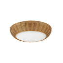 Two Light Flush Mount<br /><span style="color:#4AB0CE;">Entrega: 4-10 dias en USA</span><br /><span style="color:#4AB0CE;font-size:60%;">PREGUNTE POR ENTREGA EN PANAMA</span><br />Collection: Merida<br />Finish: Rattan