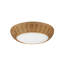 Two Light Flush Mount<br /><span style="color:#4AB0CE;">Entrega: 3-4 semanas en USA</span><br /><span style="color:#4AB0CE;font-size:60%;">PREGUNTE POR ENTREGA EN PANAMA</span><br />Collection: Merida<br />Finish: Rattan