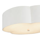 Alora - FM566314AW - Three Light Flush Mount - Adella - Antique White