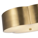 Three Light Flush Mount<br /><span style="color:#4AB0CE;">Entrega: 3-4 semanas en USA</span><br /><span style="color:#4AB0CE;font-size:60%;">PREGUNTE POR ENTREGA EN PANAMA</span><br />Collection: Adella<br />Finish: Brushed Gold