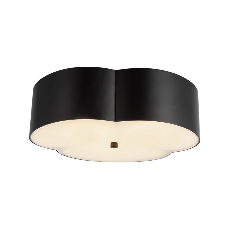 Three Light Flush Mount<br /><span style="color:#4AB0CE;">Entrega: 4-10 dias en USA</span><br /><span style="color:#4AB0CE;font-size:60%;">PREGUNTE POR ENTREGA EN PANAMA</span><br />Collection: Adella<br />Finish: Matte Black