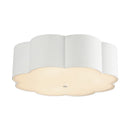 Three Light Flush Mount<br /><span style="color:#4AB0CE;">Entrega: 4-10 dias en USA</span><br /><span style="color:#4AB0CE;font-size:60%;">PREGUNTE POR ENTREGA EN PANAMA</span><br />Collection: Blossom<br />Finish: Antique White