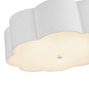 Three Light Flush Mount<br /><span style="color:#4AB0CE;">Entrega: 4-10 dias en USA</span><br /><span style="color:#4AB0CE;font-size:60%;">PREGUNTE POR ENTREGA EN PANAMA</span><br />Collection: Blossom<br />Finish: Antique White