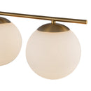 Four Light Linear Pendant<br /><span style="color:#4AB0CE;">Entrega: 0-1 semanas en USA</span><br /><span style="color:#4AB0CE;font-size:60%;">PREGUNTE POR ENTREGA EN PANAMA</span><br />Collection: Zuri<br />Finish: Brushed Gold/Opal Glass