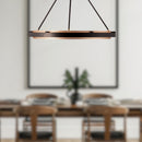 LED Pendant<br /><span style="color:#4AB0CE;">Entrega: 4-10 dias en USA</span><br /><span style="color:#4AB0CE;font-size:60%;">PREGUNTE POR ENTREGA EN PANAMA</span><br />Collection: Duo<br />Finish: Classic Black/Silver Shimmer