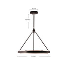 Alora - PD302732CBSS-UNV-010 - LED Pendant - Duo - Classic Black/Silver Shimmer