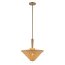 One Light Pendant<br /><span style="color:#4AB0CE;">Entrega: 4-10 dias en USA</span><br /><span style="color:#4AB0CE;font-size:60%;">PREGUNTE POR ENTREGA EN PANAMA</span><br />Collection: Bridgette<br />Finish: Brushed Gold/Rattan