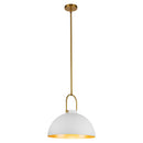 One Light Pendant<br /><span style="color:#4AB0CE;">Entrega: 4-10 dias en USA</span><br /><span style="color:#4AB0CE;font-size:60%;">PREGUNTE POR ENTREGA EN PANAMA</span><br />Collection: Harper<br />Finish: White