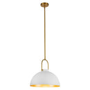 One Light Pendant<br /><span style="color:#4AB0CE;">Entrega: 4-10 dias en USA</span><br /><span style="color:#4AB0CE;font-size:60%;">PREGUNTE POR ENTREGA EN PANAMA</span><br />Collection: Harper<br />Finish: White