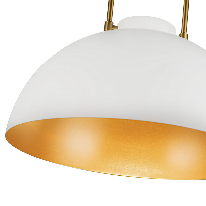One Light Pendant<br /><span style="color:#4AB0CE;">Entrega: 3-4 semanas en USA</span><br /><span style="color:#4AB0CE;font-size:60%;">PREGUNTE POR ENTREGA EN PANAMA</span><br />Collection: Harper<br />Finish: White