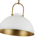 One Light Pendant<br /><span style="color:#4AB0CE;">Entrega: 4-10 dias en USA</span><br /><span style="color:#4AB0CE;font-size:60%;">PREGUNTE POR ENTREGA EN PANAMA</span><br />Collection: Harper<br />Finish: White