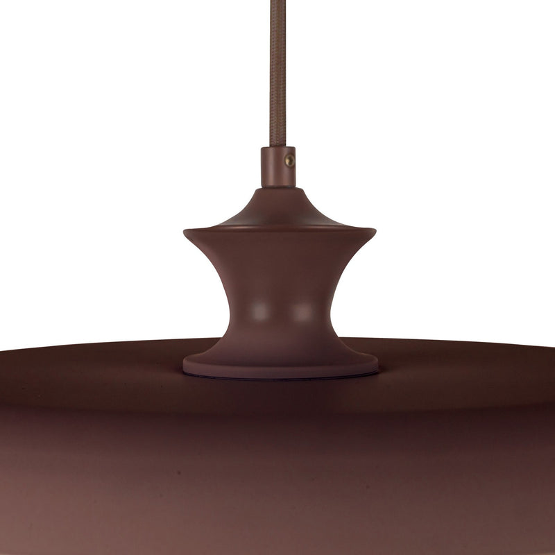 One Light Pendant<br /><span style="color:#4AB0CE;">Entrega: 2-3 semanas en USA</span><br /><span style="color:#4AB0CE;font-size:60%;">PREGUNTE POR ENTREGA EN PANAMA</span><br />Collection: Minori<br />Finish: Burgundy