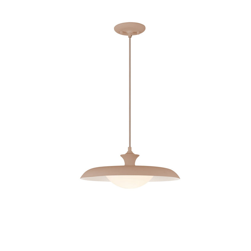 One Light Pendant<br /><span style="color:#4AB0CE;">Entrega: 4-10 dias en USA</span><br /><span style="color:#4AB0CE;font-size:60%;">PREGUNTE POR ENTREGA EN PANAMA</span><br />Collection: Minori<br />Finish: Peach