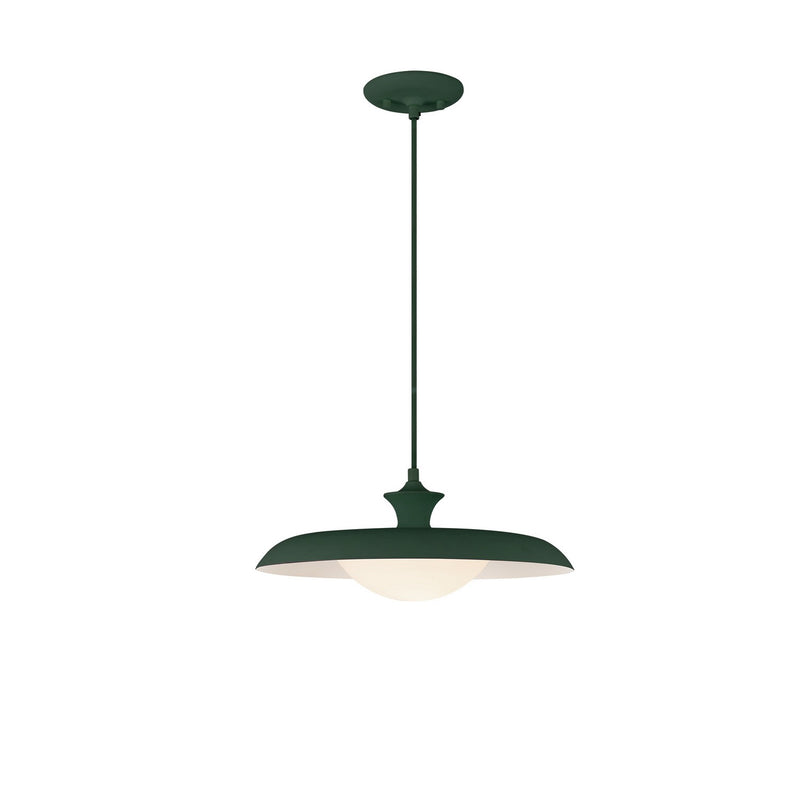 One Light Pendant<br /><span style="color:#4AB0CE;">Entrega: 4-10 dias en USA</span><br /><span style="color:#4AB0CE;font-size:60%;">PREGUNTE POR ENTREGA EN PANAMA</span><br />Collection: Minori<br />Finish: Pine Green