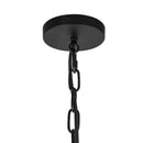 Alora - PD579107MBGR - One Light Pendant - Cherise - Matte Black/Glossy Ribbed Opal Glass