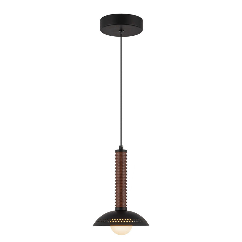 LED Pendant<br /><span style="color:#4AB0CE;">Entrega: 4-10 dias en USA</span><br /><span style="color:#4AB0CE;font-size:60%;">PREGUNTE POR ENTREGA EN PANAMA</span><br />Collection: Arden<br />Finish: Matte Black/Opal Glass