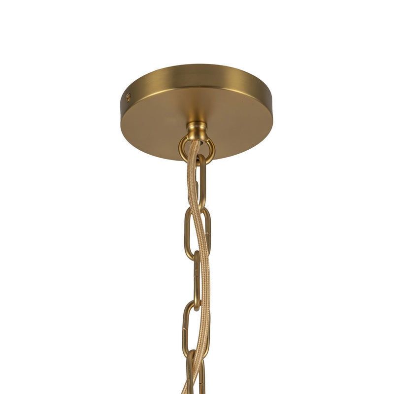 One Light Pendant<br /><span style="color:#4AB0CE;">Entrega: 4-10 dias en USA</span><br /><span style="color:#4AB0CE;font-size:60%;">PREGUNTE POR ENTREGA EN PANAMA</span><br />Collection: Kai<br />Finish: Brushed Gold
