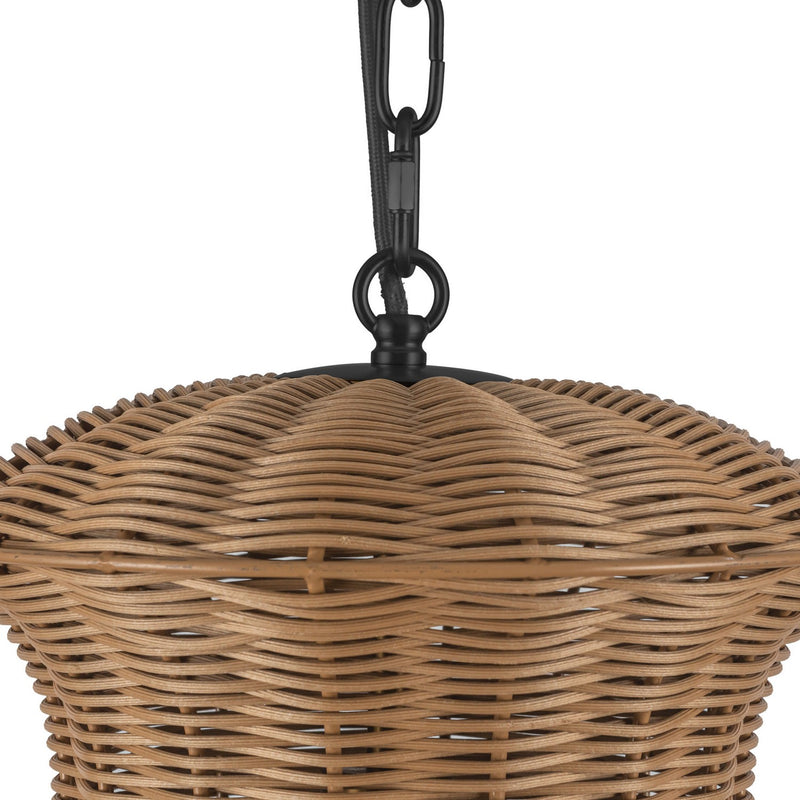 One Light Pendant<br /><span style="color:#4AB0CE;">Entrega: 4-10 dias en USA</span><br /><span style="color:#4AB0CE;font-size:60%;">PREGUNTE POR ENTREGA EN PANAMA</span><br />Collection: Kai<br />Finish: Matte Black